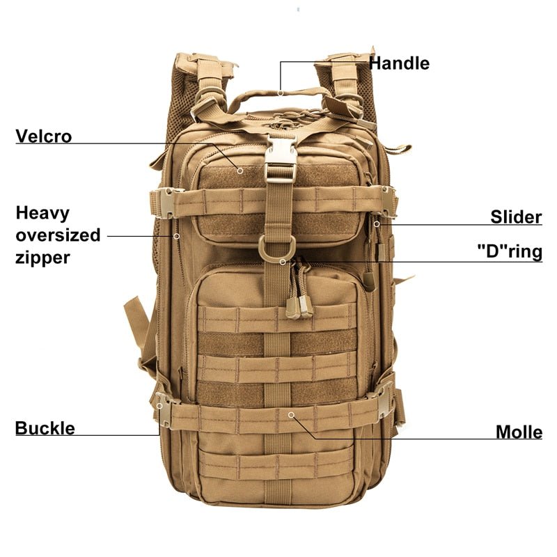 Men Army Military Tactical Backpack - Image 7