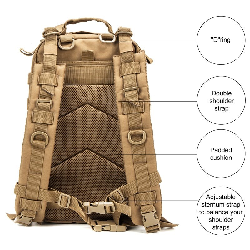 Men Army Military Tactical Backpack - Image 10